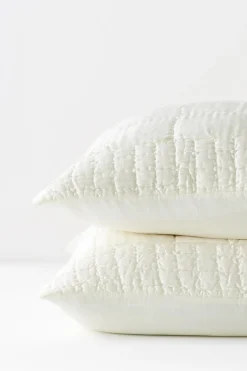 Soft Surroundings Blanche Voile Euro Sham