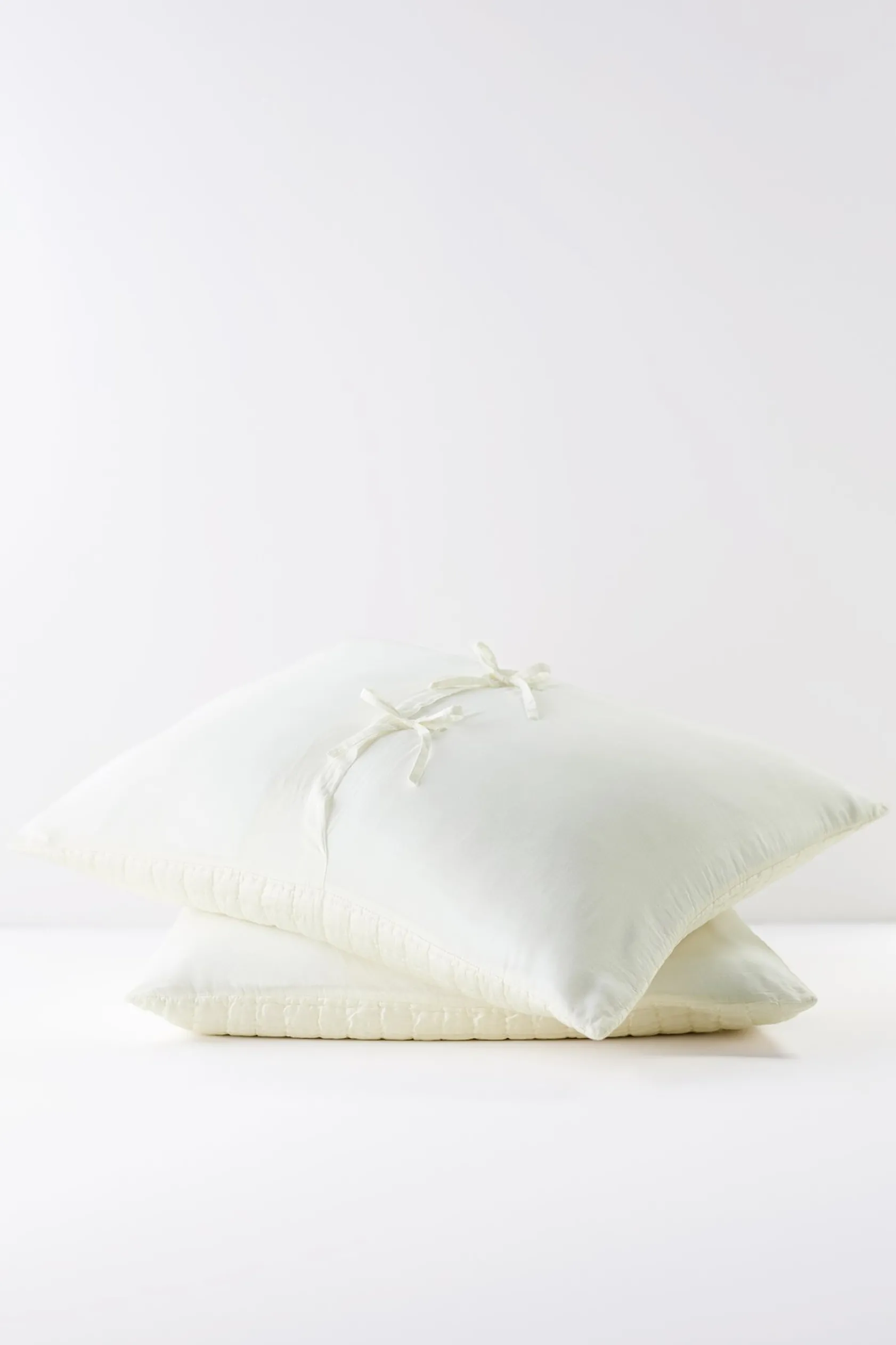 Soft Surroundings Blanche Voile Euro Sham