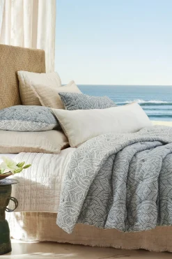 Soft Surroundings Blanche Voile Euro Sham