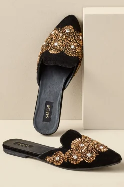 Soft Surroundings Delilah Embellished Slide