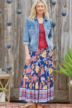 Soft Surroundings Diana Shapely Denim Jacket