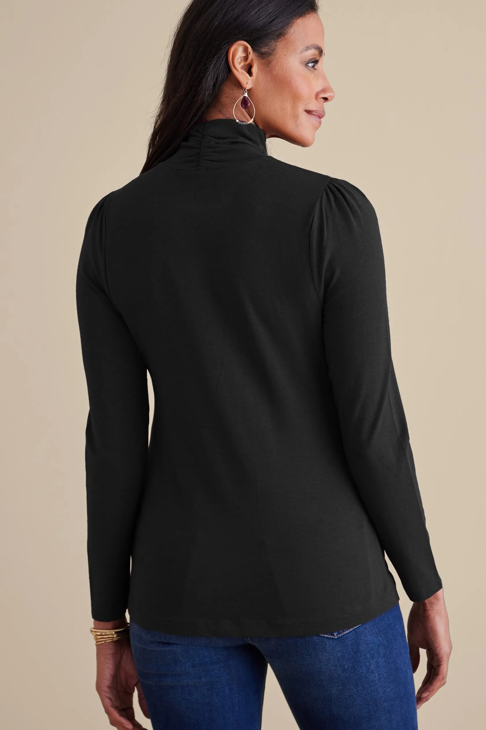 Soft Surroundings Emme Turtleneck Top
