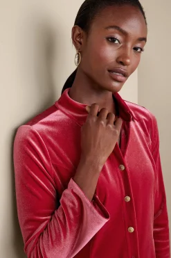 Soft Surroundings Enchanted Velvet Shirt