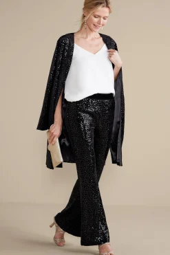 Soft Surroundings Eva Sequin Pants