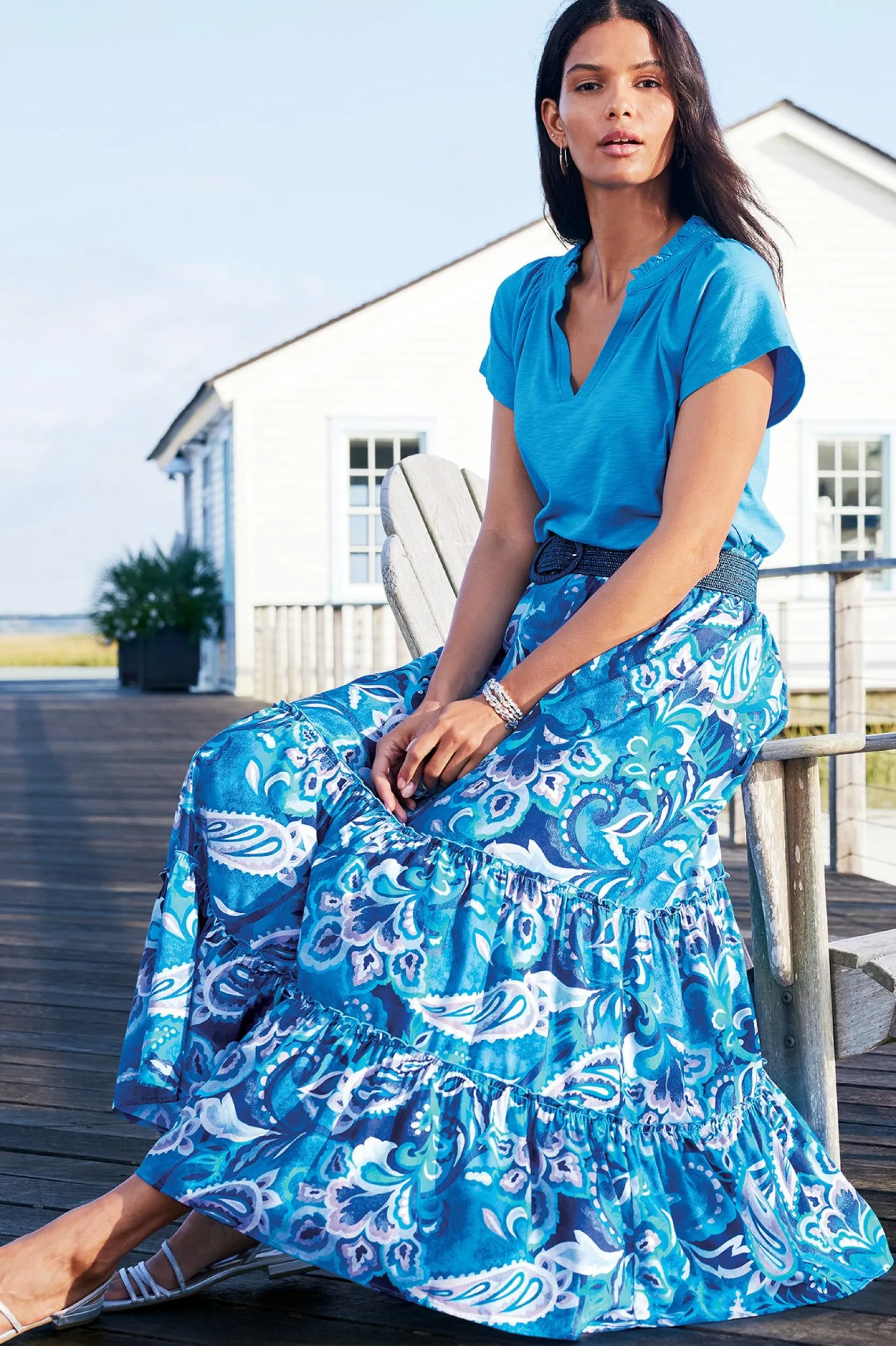 Soft Surroundings Feyre Maxi Skirt