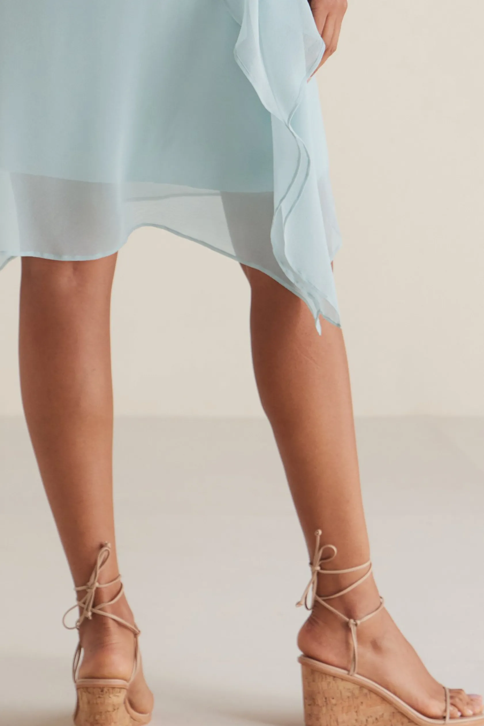 Soft Surroundings KAANAS Amiata Strappy Wedge Sandal