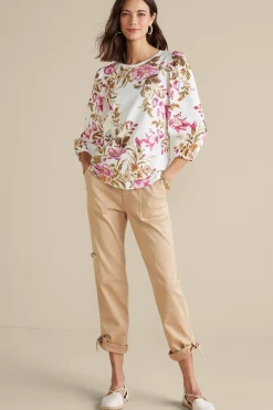 Soft Surroundings Lesley Printed Top