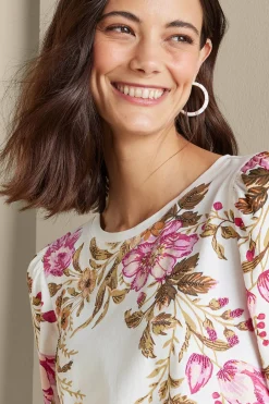 Soft Surroundings Lesley Printed Top