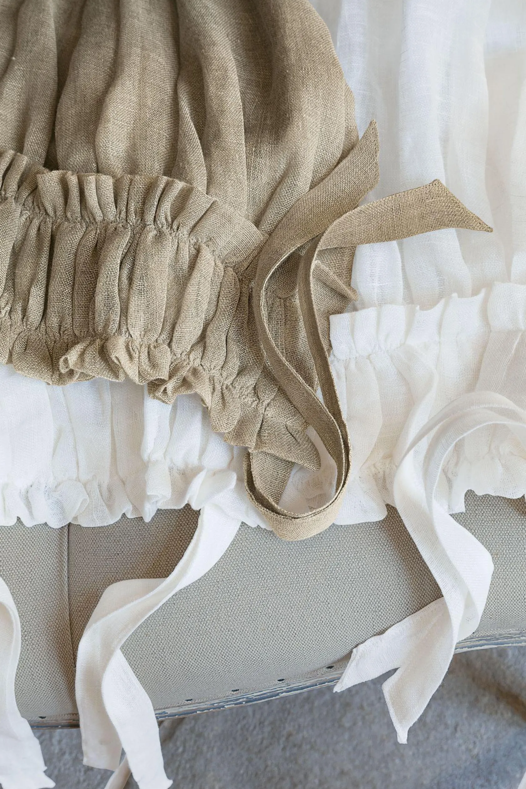 Soft Surroundings Linen Balloon Drapery Panel