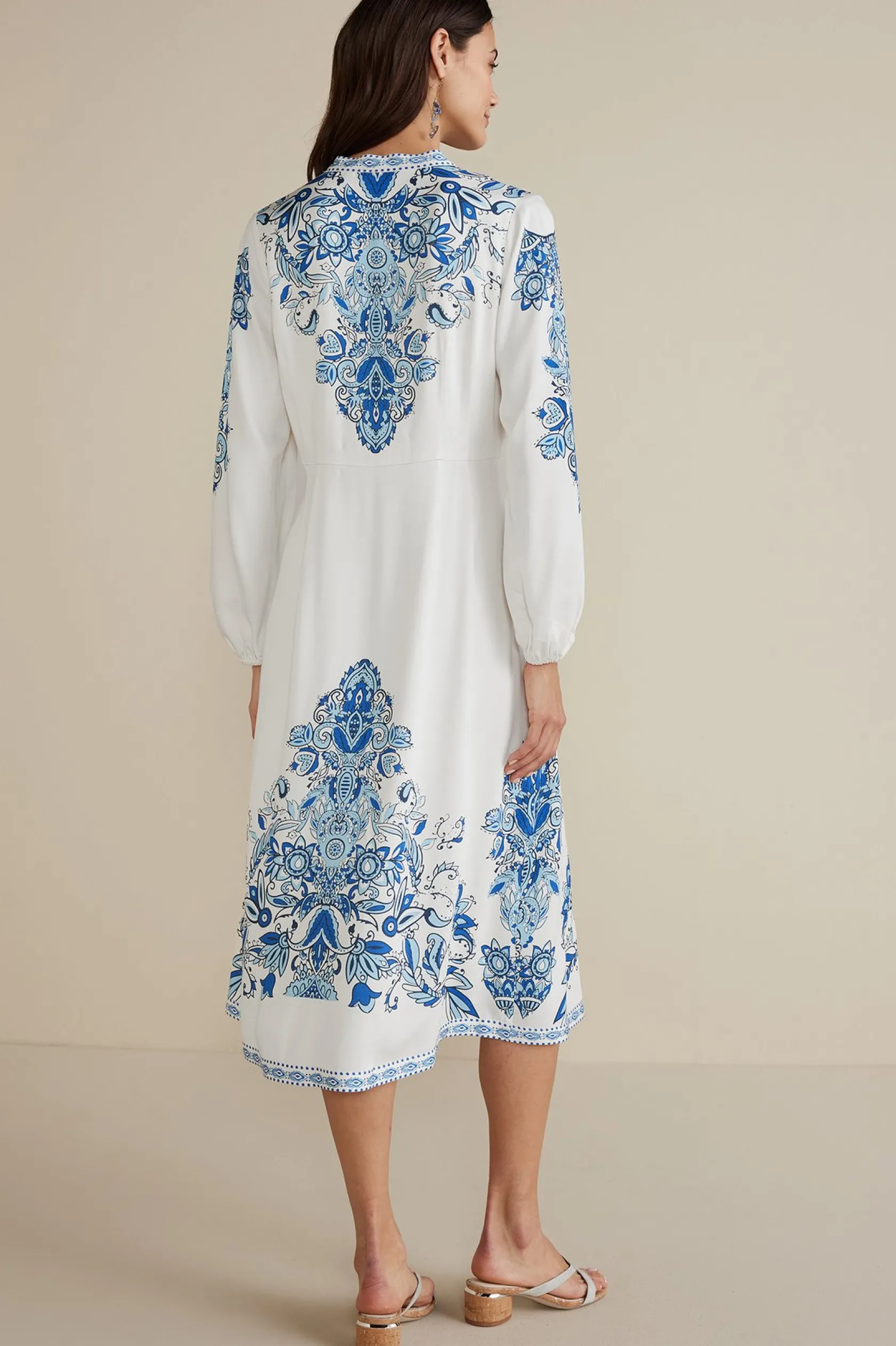 Soft Surroundings Louise Midi Dress