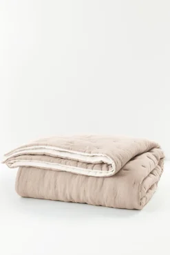 Soft Surroundings Marcella Linen Reversible Quilt