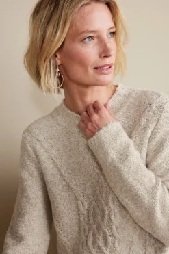 Soft Surroundings Marianna Cable Sweater
