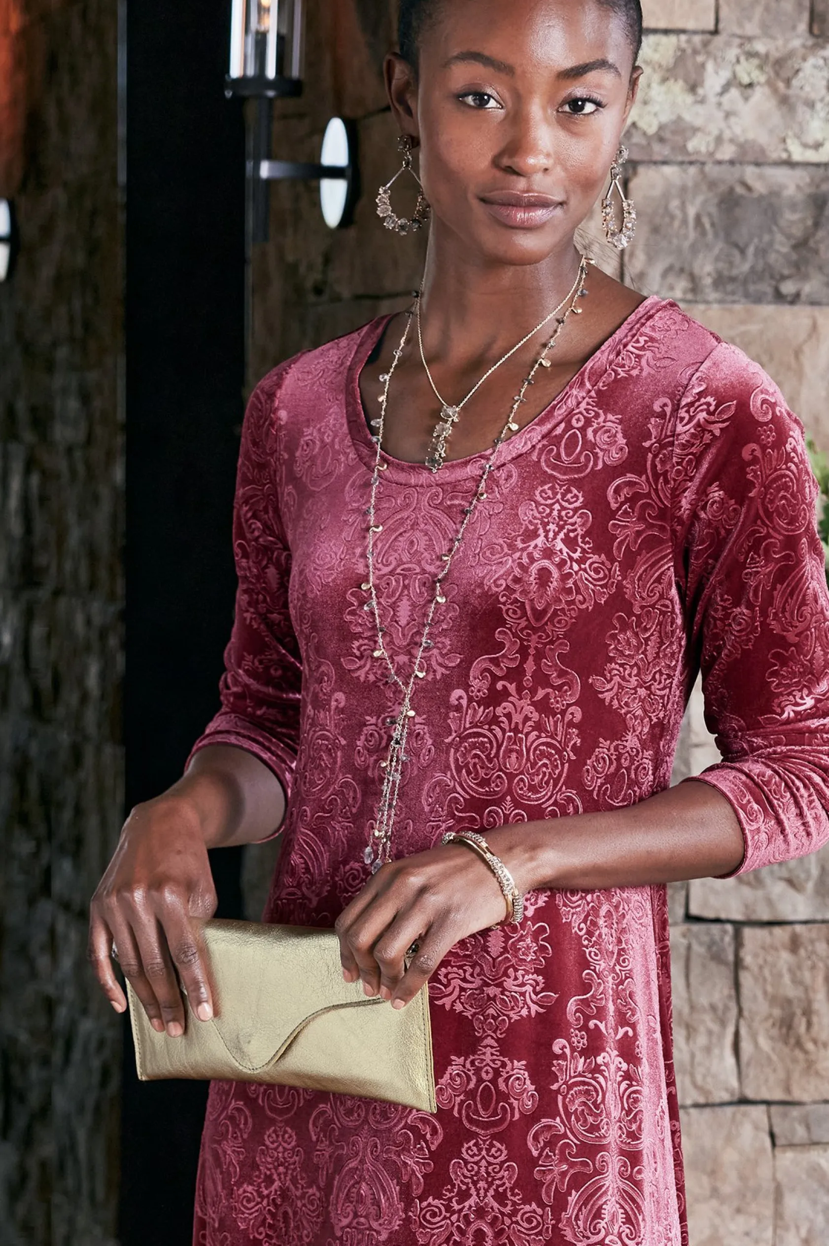 Soft Surroundings Milena Envelope Clutch