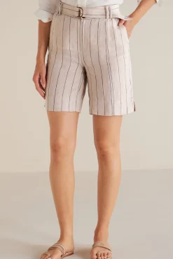 Soft Surroundings Montecito Linen Shorts