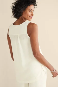 Soft Surroundings Oceo Gauze Tank