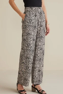 Soft Surroundings Oceo Gauze Wide-Leg Pants