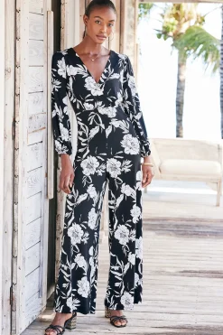 Soft Surroundings Penelope Long Sleeve Jumpsuit