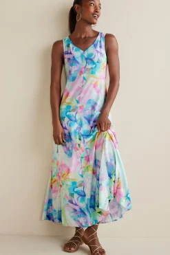 Soft Surroundings Petites Brenda Maxi Dress