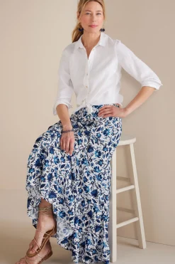 Soft Surroundings Petites Ginnie Maxi Skirt