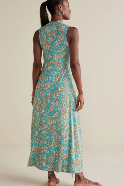 Soft Surroundings Petites Lenora Knit Maxi Dress