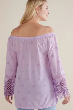 Soft Surroundings Petites Pilar Off the Shoulder Top