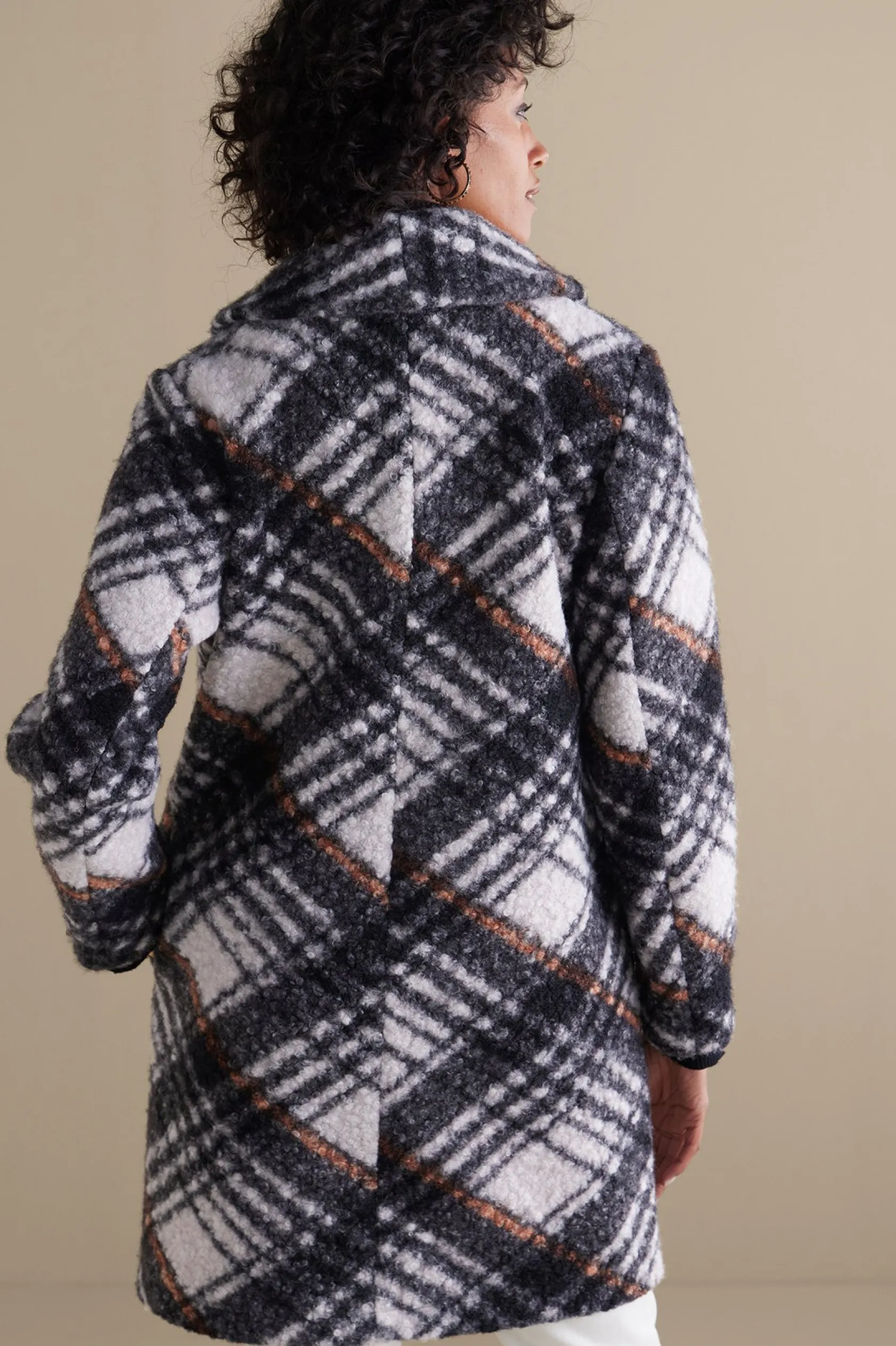 Soft Surroundings Rita Plaid Jacket