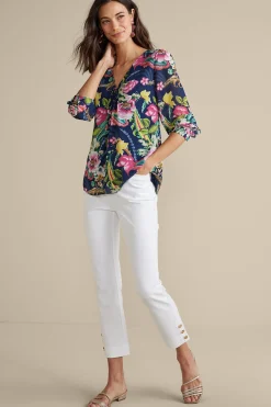 Soft Surroundings Samantha Georgette Top
