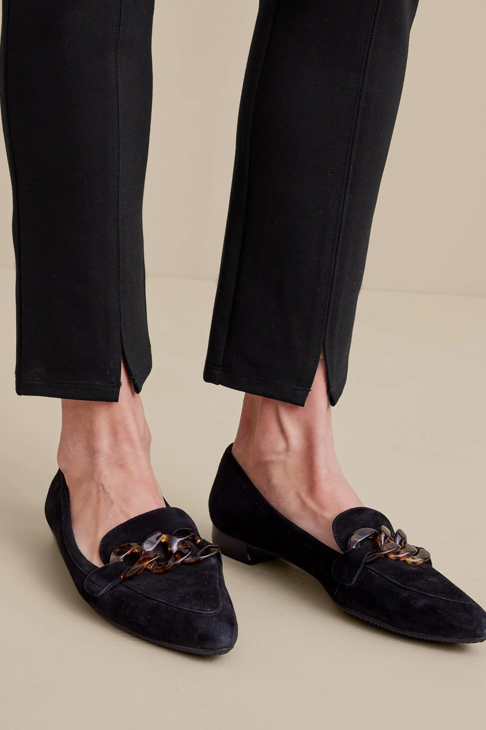 Soft Surroundings Soft Essential Ponte Slim Ankle Pants