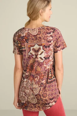 Soft Surroundings Soft Essential™ SUPIMA® Isabel Short Sleeve Tunic
