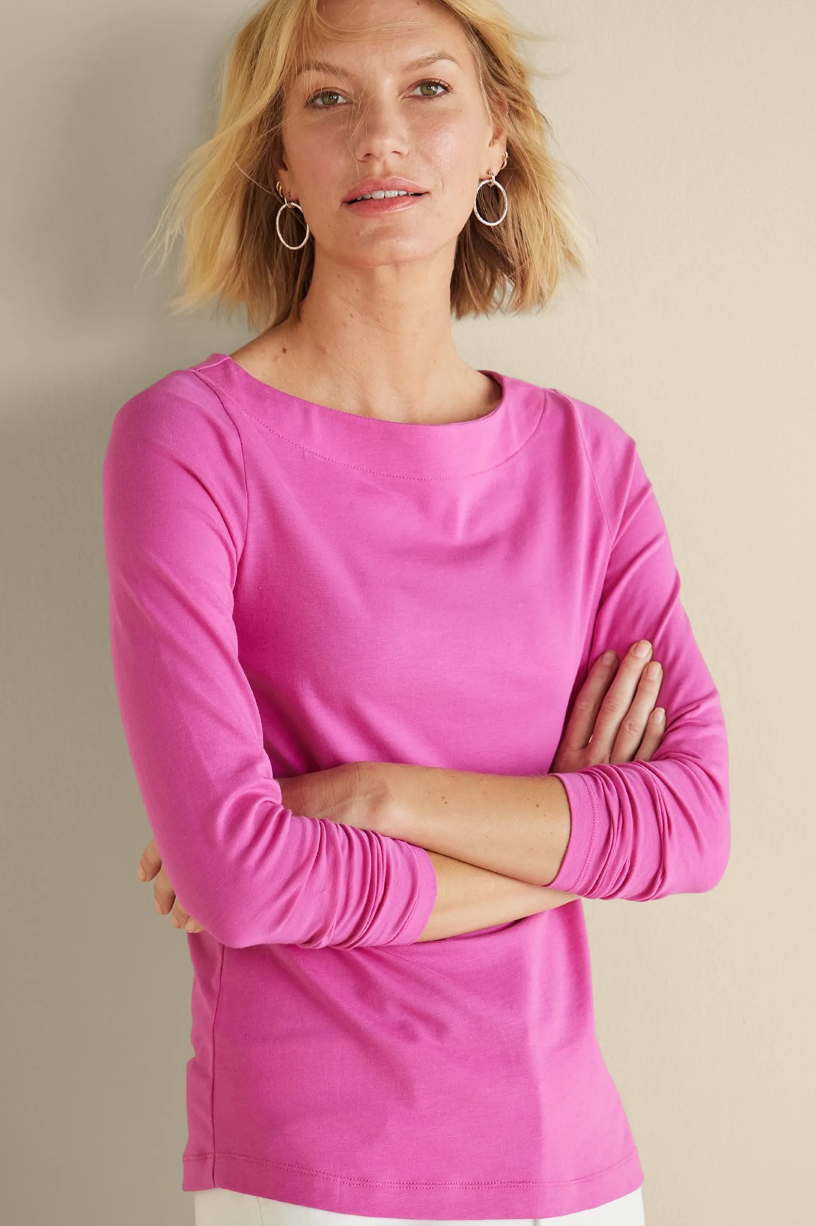 Soft Surroundings Soft Essential™ SUPIMA® Long Sleeve Tee