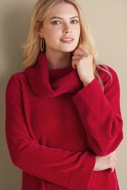Soft Surroundings Soft Winds Chenille Tunic Sweater