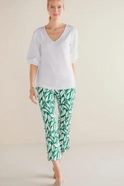 Soft Surroundings Tabitha Puff Sleeve Top