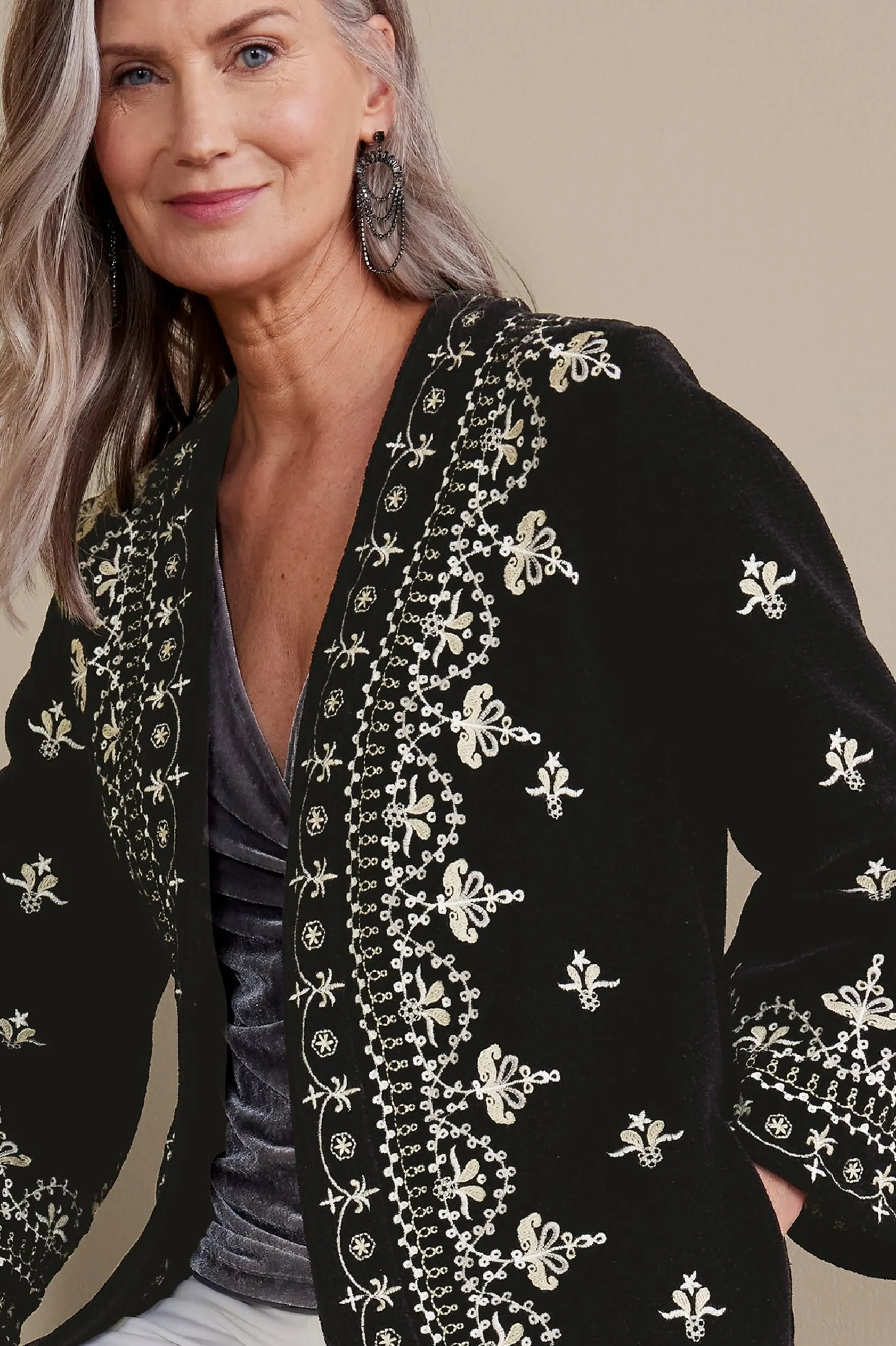 Soft Surroundings Tamaya Kimono