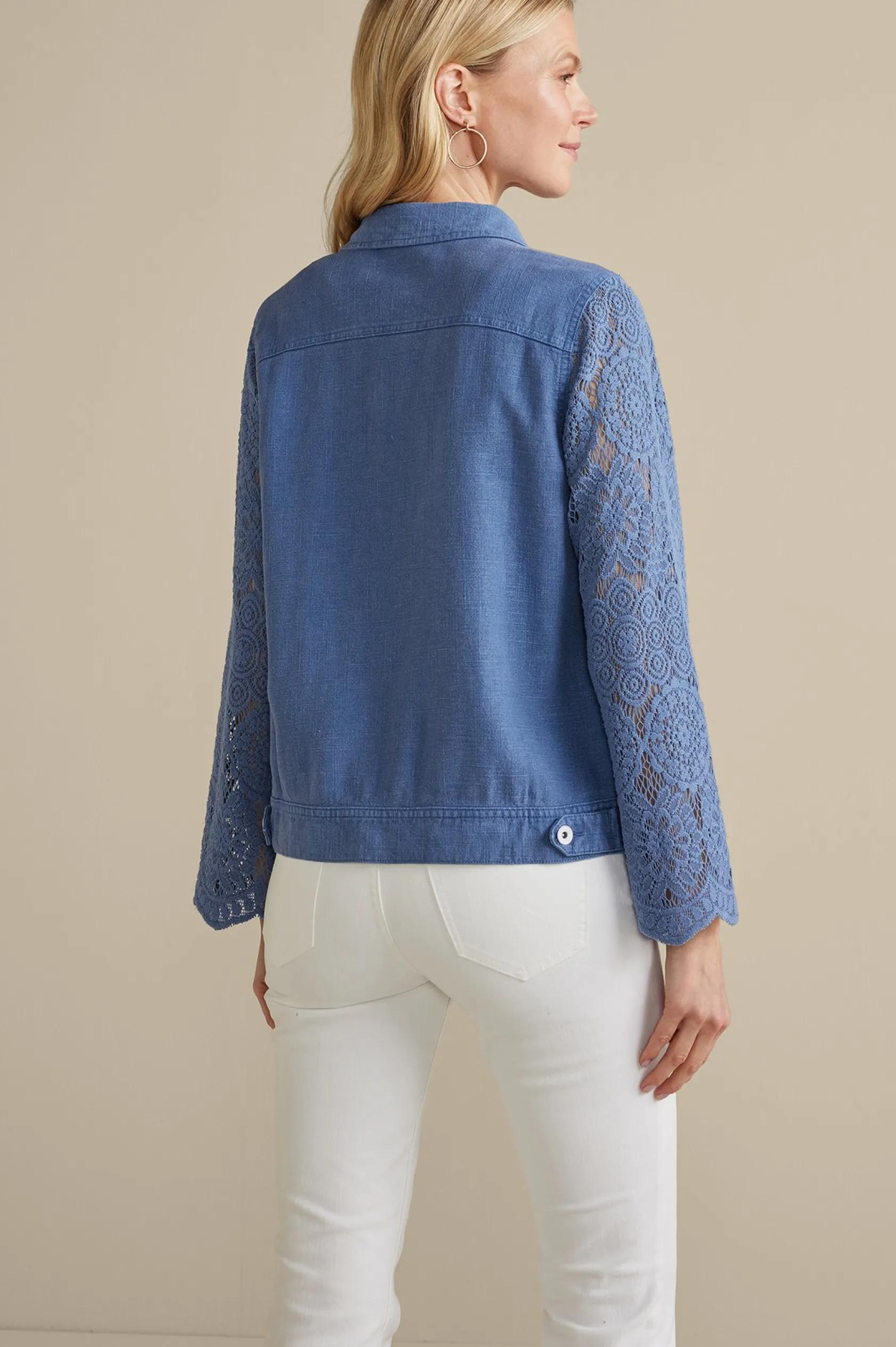 Soft Surroundings Varese Linen Blend Jacket