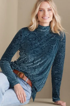 Soft Surroundings Walden Velvet Turtleneck