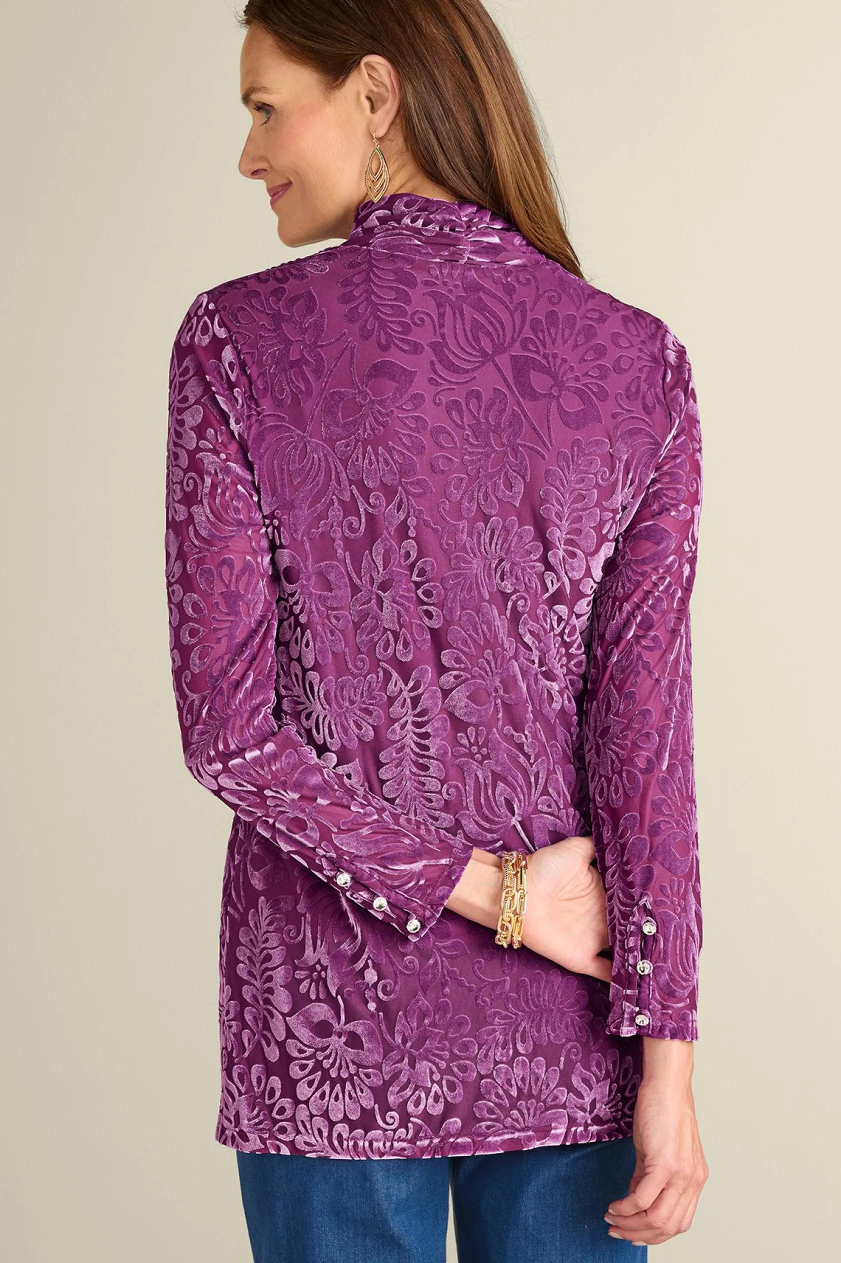 Soft Surroundings Walden Velvet Turtleneck