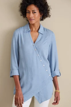 Soft Surroundings Washed TENCEL Tunic