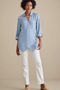 Soft Surroundings Washed TENCEL Tunic